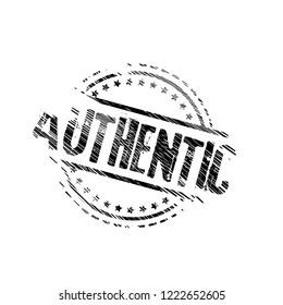 grunge circle rubber stamp with the text authentic. authentic rubber stamp, label, badge, logo,seal