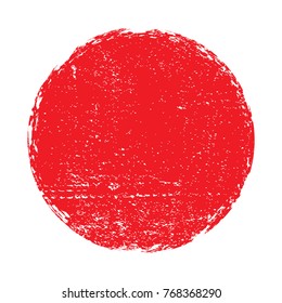 Círculo grueso, pancarta, marco redondo. Sello de grifo vectorial.