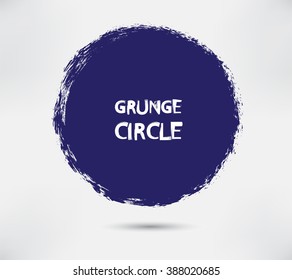 Grunge circle.Grunge round frame.Vector grunge banner.