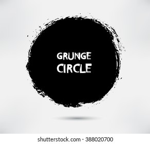 Grunge circle.Grunge round frame.Vector grunge banner.