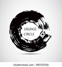 Grunge circle.Grunge round frame.Vector grunge banner.