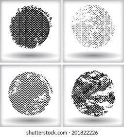 Grunge circles