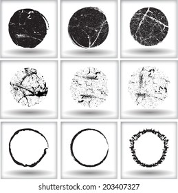 Grunge circles