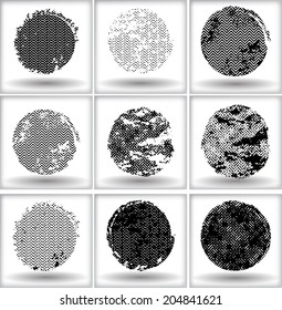 Grunge circles