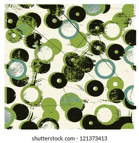 grunge circles design