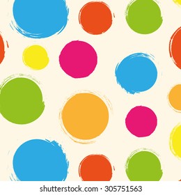 Grunge circles vector