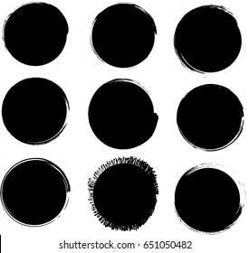 Grunge circles. Vector