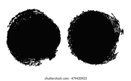 Grunge circles,round shapes.Vector illustration.