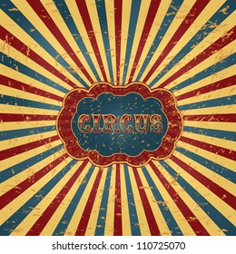 Grunge Circus Background Illustration