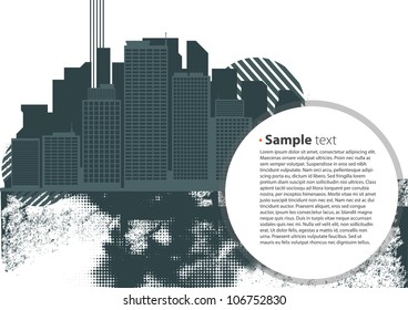 Grunge Cityscape