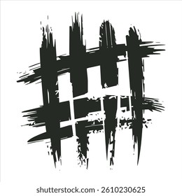 Grunge Claw Scratch Marks Vector – Distressed Animal Scratch Illustration