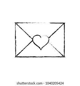 grunge close love card to celebrate holiday
