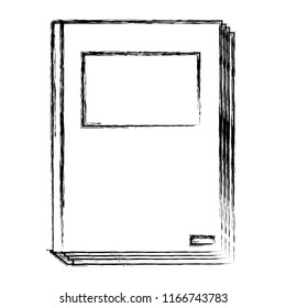 grunge close notebook tool education icon