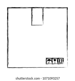 grunge closed box package object product