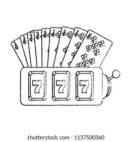 grunge clubs cards and casino slot machine