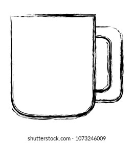 grunge coffee cup delicious beverage icon