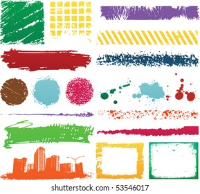 Grunge color designs