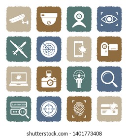 Grunge Color Flat Design. Vector Illustration. 