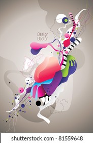 grunge color vector