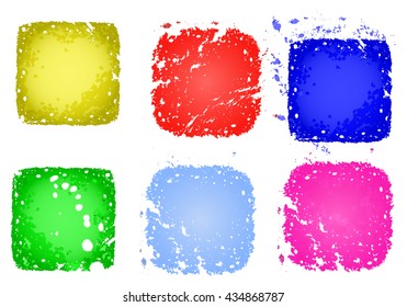 Grunge colored backgrounds. Backgrounds for icons.