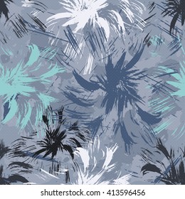 grunge colored graffiti seamless pattern