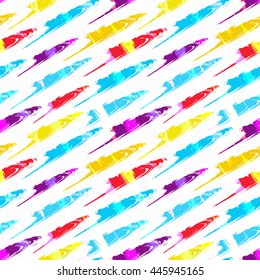 grunge colored graffiti seamless pattern
