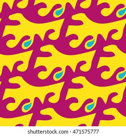 grunge colored graffiti seamless pattern