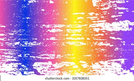 Grunge colored texture of wooden old surfaces. Scratches crack, old paint. Vector illustration.