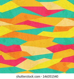 grunge colored triangle seamless pattern
