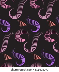 Grunge colorful abstract geometric seamless pattern. Vector