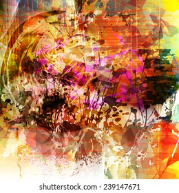 Grunge colorful background