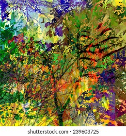 Grunge colorful background