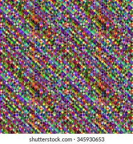 Grunge colorful linear seamless pattern.
