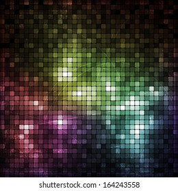 Grunge colorful mosaic background; vector eps10 illustration.