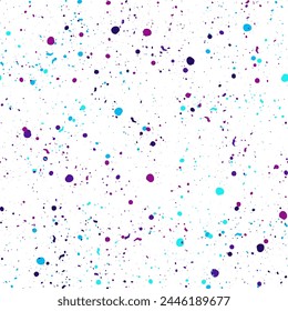 Formes rondes grunge colorées. motif harmonieux à l'aquarelle dessiné à la main