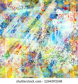 Grunge colorful seamless texture. Abstract vector background for web page, banners backdrop, fabric, home decor, wrapping