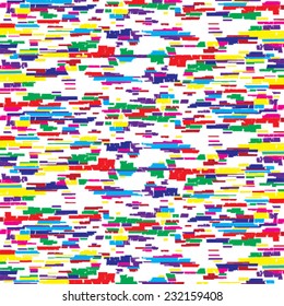 Grunge colorful texture. Vector ink grunge brush