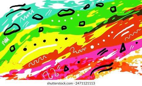 Grunge Bunte Vektorgrafik Web Hintergrund