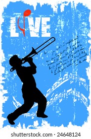 Grunge Concert Poster -Vector-