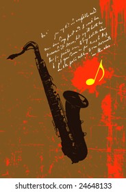 Grunge Concert Poster -Vector-