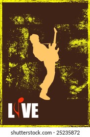 Grunge Concert Poster -Vector-