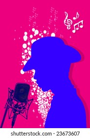 Grunge Concert Poster -Vector Art-