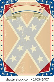 A grunge confederate poster for you