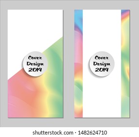 Grunge Covers with Form Set of Two Vertical Covers