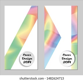 Grunge Covers with Form Set of Two Vertical Covers
