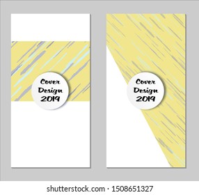 Grunge Covers with Form Set of Two Vertical Covers
