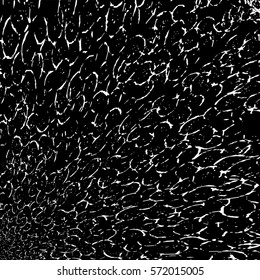 Grunge creative fiber grainy cover background. Distressed abstract spray Overlay texture. Empty urban coarse design template for aging images. Messy, dirty, dust, rough edges backdrop. EPS10 vector.