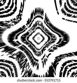 Grunge Creative wavy lines of overlay basis texture for your design. EPS10 vector.