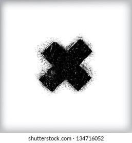 grunge cross