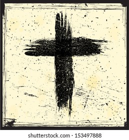 grunge cross 